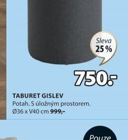 TABURET GISLEV