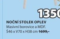 NOČNÍ STOLEK OPLEV