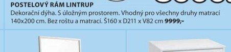 POSTELOVÝ RÁM LINTRUP