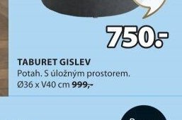 TABURET GISLEV