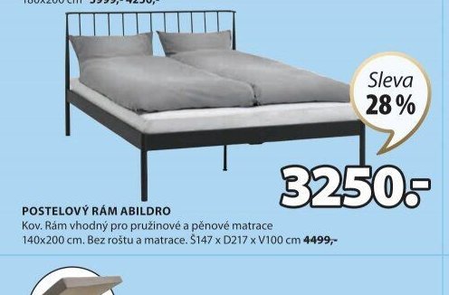 POSTELOVÝ RÁM ABILDRO