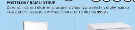 POSTELOVÝ RÁM LINTRUP