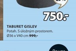 TABURET GISLEV