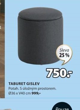TABURET GISLEV