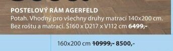 POSTELOVÝ RÁM AGERFELD