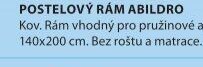 POSTELOVÝ RÁM ABILDRO