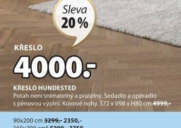 KŘESLO HUNDESTED