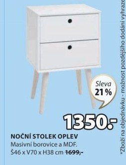 NOČNÍ STOLEK OPLEV