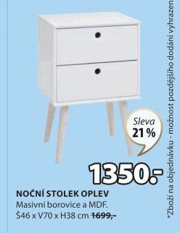 NOČNÍ STOLEK OPLEV
