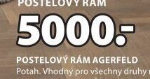 POSTELOVÝ RÁM AGERFELD