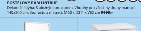POSTELOVÝ RÁM LINTRUP