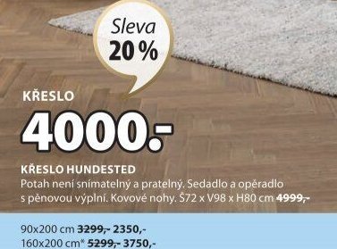 Křeslo HUNDESTED