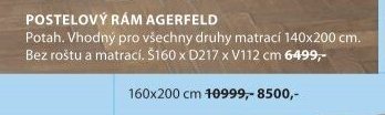 POSTELOVÝ RÁM AGERFELD