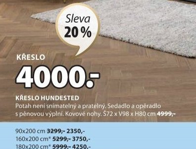 Křeslo HUNDESTED