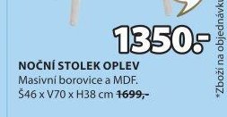 NOČNÍ STOLEK OPLEV