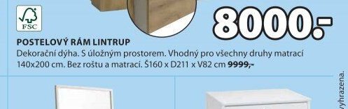 POSTELOVÝ RÁM LINTRUP