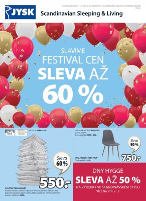 akční leták Jysk 14.9.2022-18.10.2022