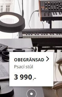 OBEGRÄNSAD Psací stůl