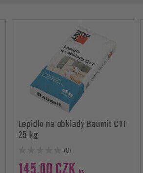 Lepidlo na obklady Baumit C1T 25 kg