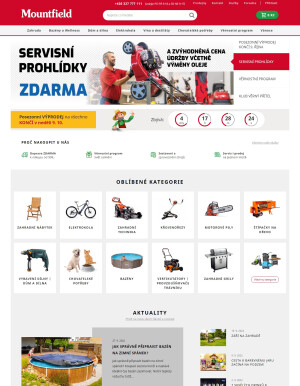 akční leták Mountfield 5.10.2022-11.10.2022