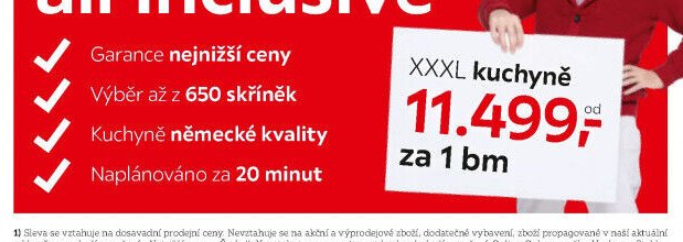 XXXL kuchyně
