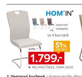 HOUPACÍ ŽIDLE, CENA ZA KS