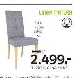 ŽIDLE, CENA ZA KS
