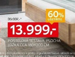 POSTELOVÁ SESTAVA, PLOCHA LŮŽKA CCA 180X200 CM