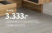 ZÁSUVKA POD POSTEL, CENA ZA 2 KS