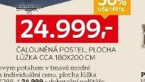 ČALOUNĚNÁ POSTEL, PLOCHA LŮŽKA CCA 180X200 CM