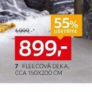 7 FLEECOVÁ DEKA, CCA 150X200 CM
