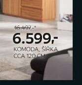 KOMODA, ŠÍŘKA CCA 120 CM
