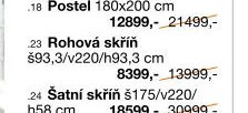 Rohová skříň š93,3/v220/h93,3 cm