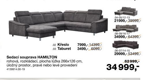 Sedací souprava HAMILTON