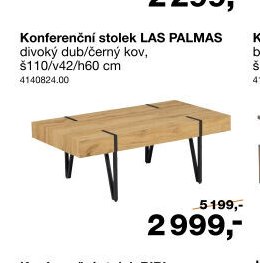 Konferenční stolek LAS PALMAS
