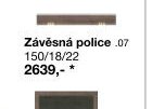 Závěsná police .07