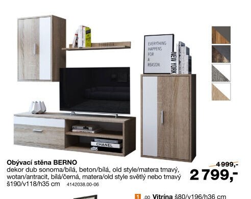 Obývací stěna BERNO