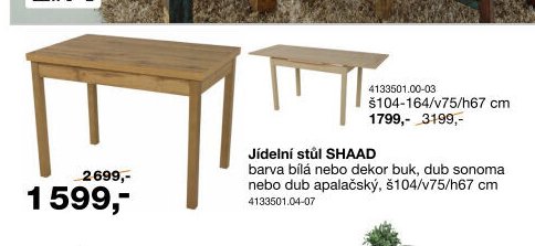 Jídelní stůl SHAAD