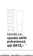 vysoká skříň potravinová
