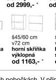 horní skříňka výklopná