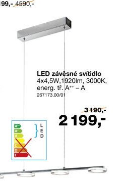LED závěsné svítidlo