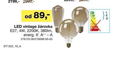 LED vintage žárovka