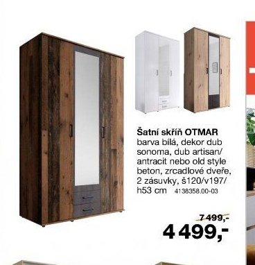 Šatní skříň OTMAR