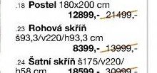 Ložnicový program LUXOR - Rohová skříň š93,3/v220/h93,3 cm