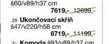 Ložnicový program LUXOR - Ukončovací skříň š47/v220/h58 cm