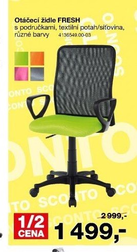 Otáčecí židle FRESH