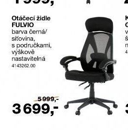 Otáčecí židle FULVIO