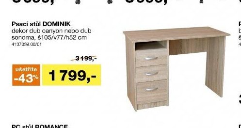Psací stůl DOMINIK