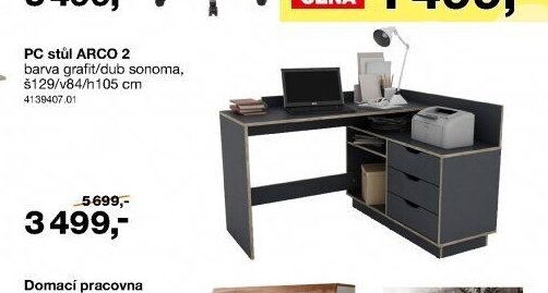 PC stůl ARCO 2
