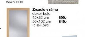 Zrcadlo v rámu